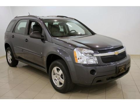 Cyber Gray Metallic Chevrolet Equinox LS AWD.  Click to enlarge.