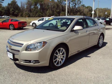 Gold Mist Metallic Chevrolet Malibu LTZ Sedan.  Click to enlarge.