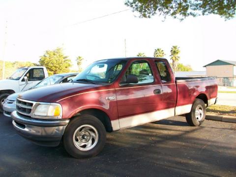 Dark Toreador Red Metallic Ford F150 XLT Extended Cab.  Click to enlarge.