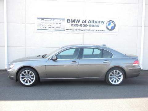 Sterling Grey Metallic BMW 7 Series 750Li Sedan.  Click to enlarge.