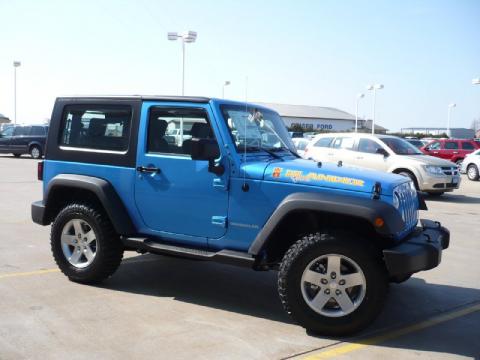Surf Blue Pearl Jeep Wrangler Sport Islander Edition 4x4.  Click to enlarge.