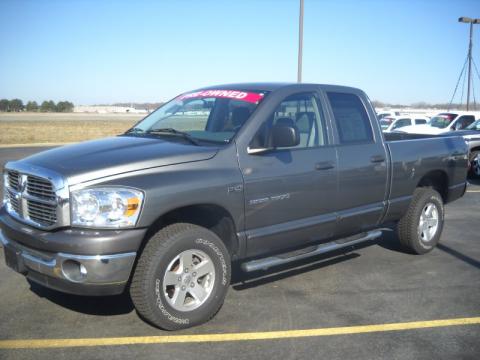 Mineral Gray Metallic Dodge Ram 1500 SLT Quad Cab 4x4.  Click to enlarge.