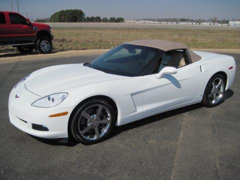 Arctic White Chevrolet Corvette Convertible. Click to enlarge. Arctic White Chevrolet Corvette Convertible. Click to enlarge.