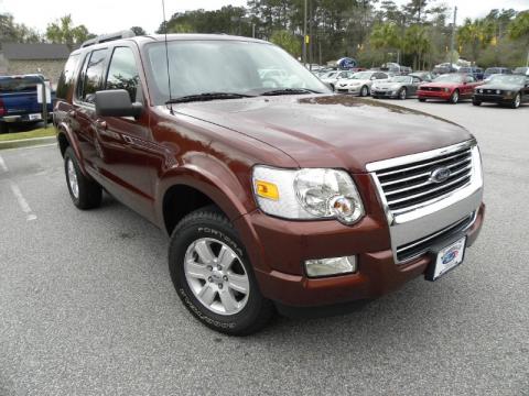 Dark Copper Metallic Ford Explorer XLT 4x4.  Click to enlarge.