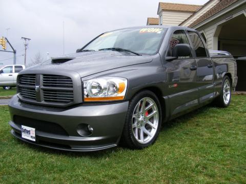 Mineral Gray Metallic 2006 Dodge Ram 1500 SRT10 Quad Cab with Medium Slate