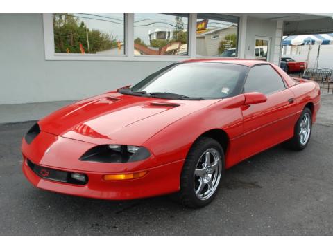 Bright Red Chevrolet Camaro RS Coupe.  Click to enlarge.