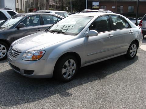 Silver Kia Spectra EX Sedan. Click to enlarge. Silver Kia Spectra EX Sedan. Click to enlarge.