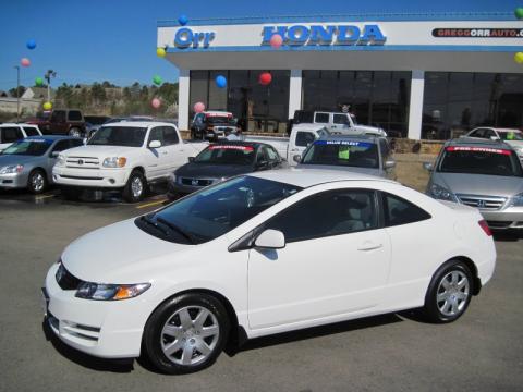 Taffeta White Honda Civic LX Coupe.  Click to enlarge.