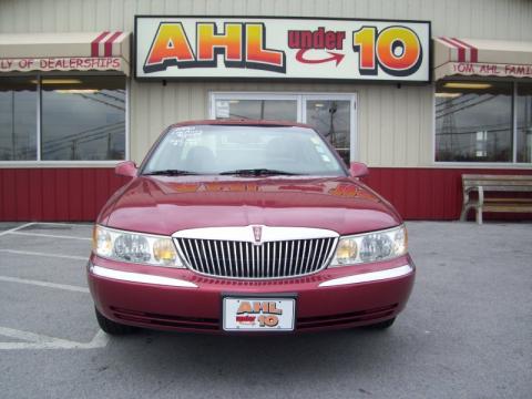 Toreador Red Metallic Lincoln Continental .  Click to enlarge.