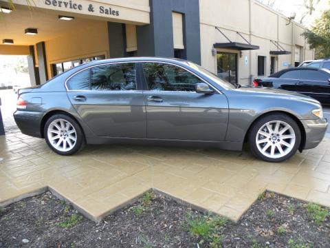 Titanium Grey Metallic BMW 7 Series 745Li Sedan.  Click to enlarge.