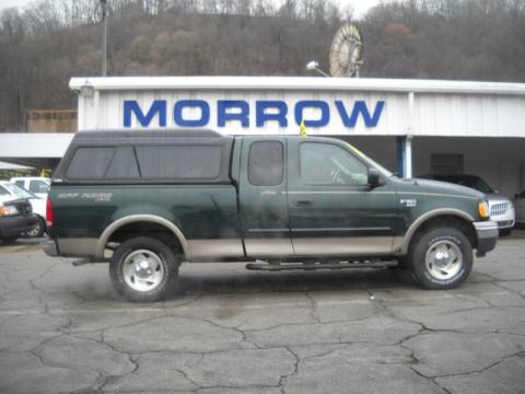 Dark Highland Green Metallic Ford F150 Lariat SuperCab 4x4.  Click to enlarge.