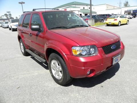 Redfire Metallic Ford Escape XLT V6 4WD.  Click to enlarge.