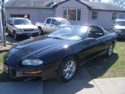 Onyx Black Chevrolet Camaro Z28 Coupe.  Click to enlarge.
