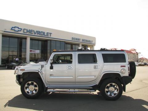 Limited Edition Silver Ice Hummer H2 SUV Silver Ice.  Click to enlarge.