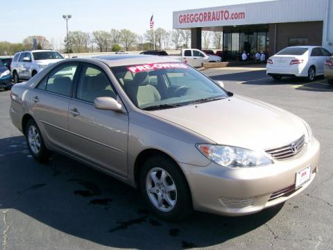 Beige Toyota Camry LE.  Click to enlarge.