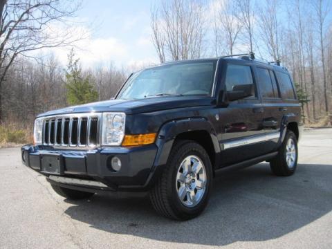 Midnight Blue Pearl Jeep Commander Limited 4x4.  Click to enlarge.