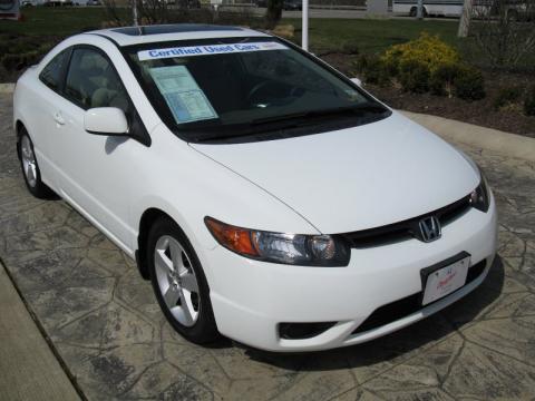 Taffeta White Honda Civic EX Coupe.  Click to enlarge.