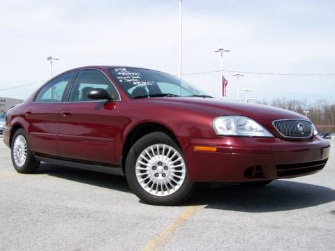 Merlot Metallic Mercury Sable GS Sedan.  Click to enlarge.