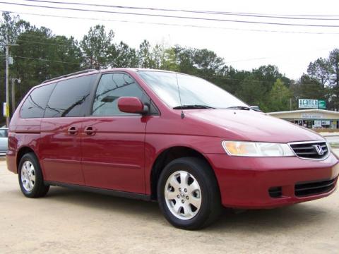 Red Rock Pearl Honda Odyssey EX.  Click to enlarge.