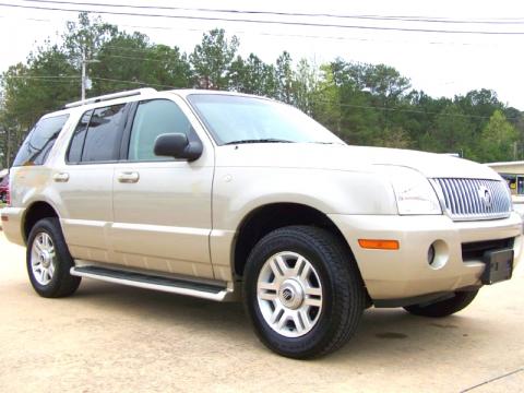 Pueblo Gold Metallic Mercury Mountaineer V8 Premier AWD.  Click to enlarge.