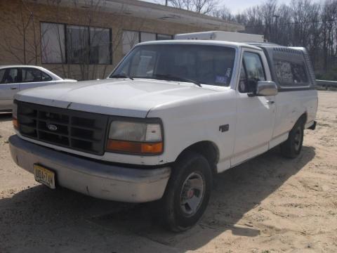 Oxford White Ford F150 XL Regular Cab.  Click to enlarge.