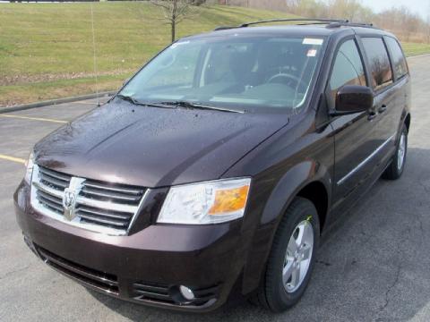 Dark Cordovan Pearlcoat Dodge Grand Caravan SXT.  Click to enlarge.