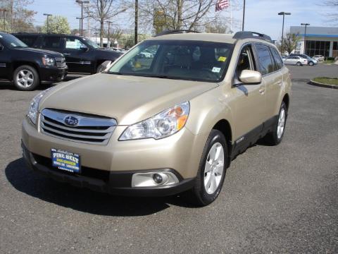 Harvest Gold Metallic Subaru Outback 2.5i Premium Wagon.  Click to enlarge.