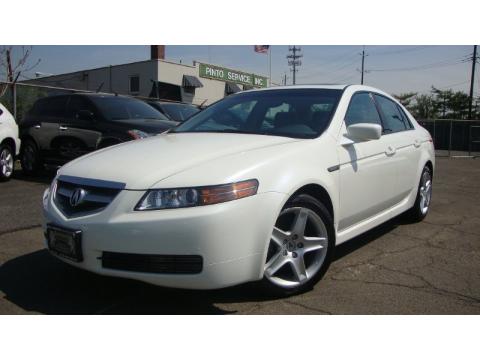 White Diamond Pearl 2006 Acura TL 3.2 with Ebony interior White Diamond 