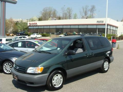 Woodland Green Pearl Toyota Sienna LE. Click to enlarge. Woodland Green Pearl Toyota Sienna LE. Click to enlarge.