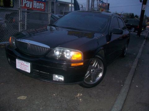 Black 2002 Lincoln LS V8 with Deep Charcoal interior Black Lincoln LS V8.