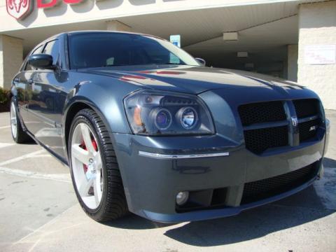 Steel Blue Metallic 2007 Dodge Magnum SRT-8 with Dark Slate Gray/Light Slate 