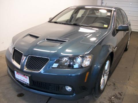 Pacific Slate Metallic Pontiac G8 Sedan.  Click to enlarge.