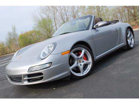 2007 Porsche 911 Carrera 4s Cabriolet. GT Silver Metallic 2007 Porsche 911 Carrera 4S Cabriolet with Cocoa interior GT Silver Metallic Porsche 911 Carrera 4S Cabriolet. Click to enlarge.