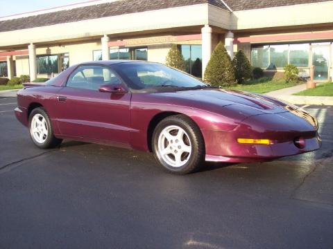 Medium Dark Purple Metallic Pontiac Firebird Formula Coupe.  Click to enlarge.