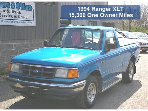 Lapis Blue Metallic Ford Ranger XLT Regular Cab.  Click to enlarge.