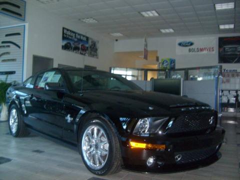Black Ford Mustang Shelby GT500KR Coupe.  Click to enlarge.