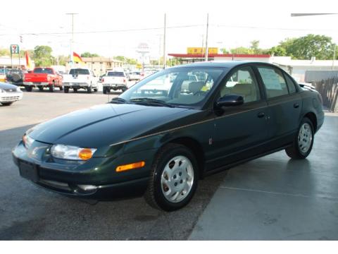 Green Saturn S Series SL2 Sedan.  Click to enlarge.