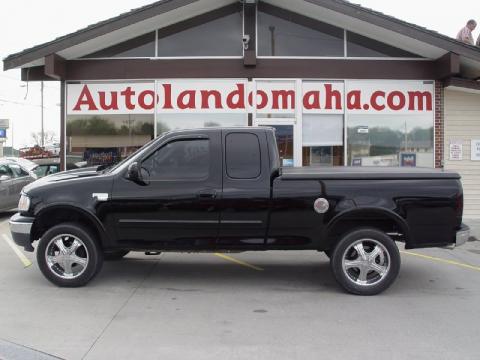 Black Ford F150 XLT Extended Cab 4x4.  Click to enlarge.