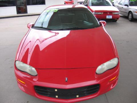 Bright Red Chevrolet Camaro Coupe.  Click to enlarge.