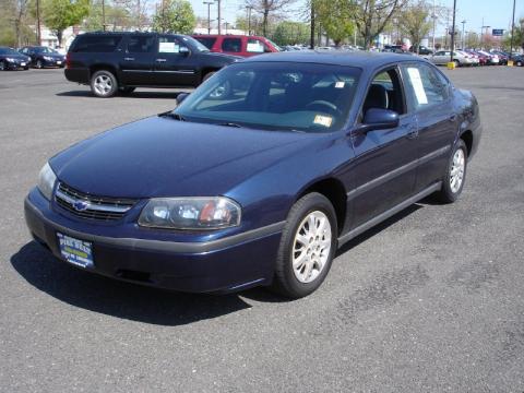 Navy Blue Metallic Chevrolet Impala .  Click to enlarge.