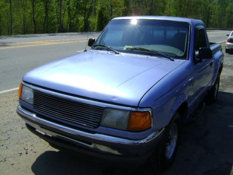 Portofino Blue Metallic Ford Ranger XLT Regular Cab.  Click to enlarge.