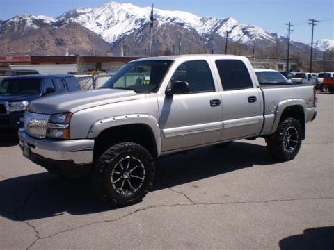 Silver Birch Metallic Chevrolet Silverado 1500 Classic LT Crew Cab 4x4.  Click to enlarge.