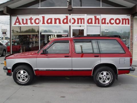 Apple Red Chevrolet S10 Blazer 4x4.  Click to enlarge.