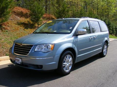 Clearwater Blue Pearlcoat Chrysler Town & Country Limited.  Click to enlarge.