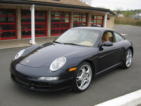 Midnight Blue Metallic Porsche 911 Carrera Coupe.  Click to enlarge.