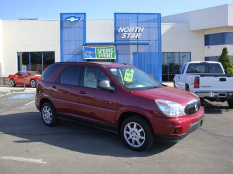 Cardinal Red Metallic Buick Rendezvous CX.  Click to enlarge.