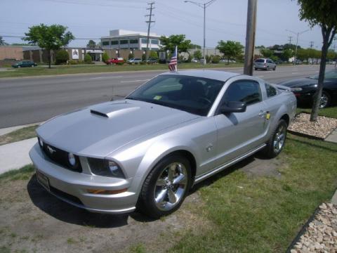 Brilliant Silver Metallic Ford Mustang GT Premium Coupe.  Click to enlarge.