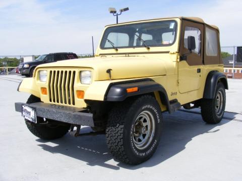 Malibu Yellow Jeep Wrangler S 4x4.  Click to enlarge.