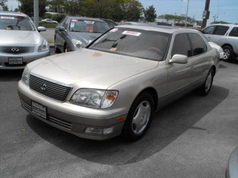 Mystic Gold Metallic Lexus LS 400.  Click to enlarge.