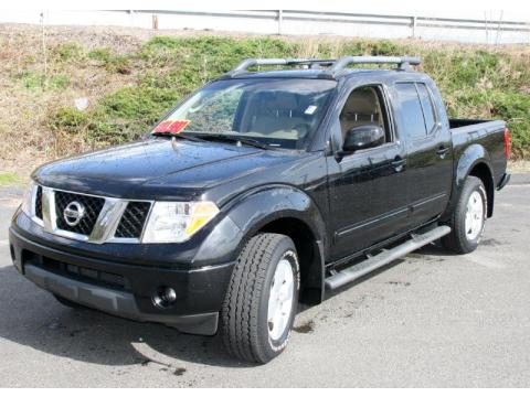 Super Black Nissan Frontier LE Crew Cab 4x4. Click to enlarge. Super Black Nissan Frontier LE Crew Cab 4x4. Click to enlarge.
